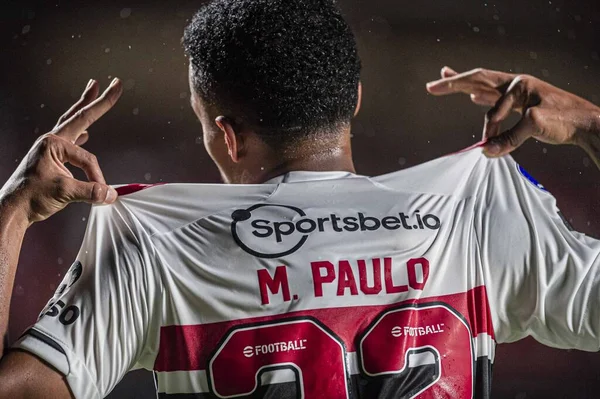 Кубок Суламериканы Сан Паулу Против Пуэрто Кабельо Апреля 2023 Года — стоковое фото