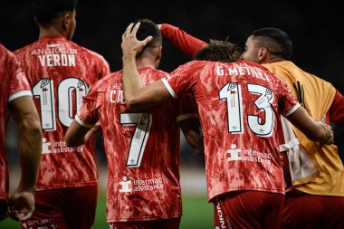 Libertadores Kupası: Korintliler, Arjantinlilere karşı. 19 Nisan 2023, Sao Paulo, Brezilya: Corinthians ve Argentinos Juniors arasındaki futbol maçı, Conmebol Libertadores 2023 Kupası 'nın ikinci turu için geçerlidir.