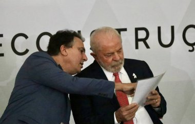 Brezilya Cumhurbaşkanı Lula, Üniversite Bütçesi Tavsiyesi 'ne katıldı. 19 Nisan 2023, Brasilia, Federal Bölge, Brezilya: Brezilya Cumhurbaşkanı Luiz Inacio Lula da Silva, bütçe değişikliğini duyurmak için törene katıldı. 