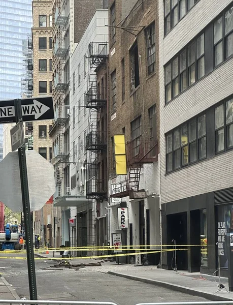 Colapso Estacionamiento Garaje Manhattan Matando Una Persona Con Varios Heridos —  Fotos de Stock