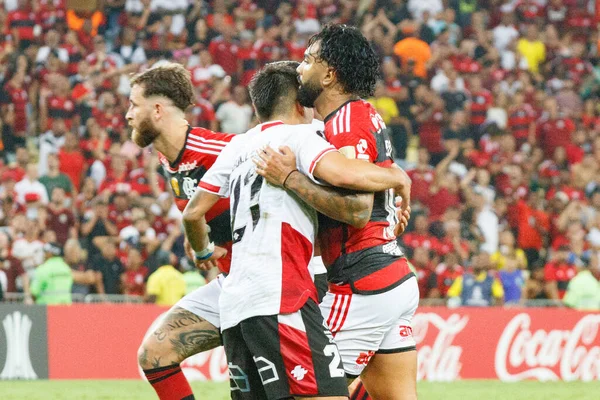 Puchar Libertadoes Flamengo Nublense Kwietnia 2023 Rio Janeiro Brazylia Mecz — Zdjęcie stockowe