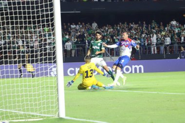 Libertadores Kupası: Palmeiras Cerro Porteo 'ya karşı. 20 Nisan 2023, Sao Paulo, Brezilya: Palmeiras ile Cerro Porteo arasındaki futbol maçı, 20 Nisan Perşembe günü Morumbi Stadyumu 'nda oynanan Conmebol Libertadores' in grup sahnesinin ikinci turu için geçerli. 