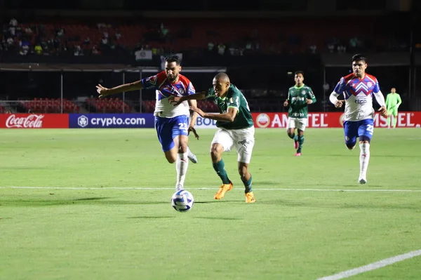 Libertadores Kupası: Palmeiras Cerro Porteo 'ya karşı. 20 Nisan 2023, Sao Paulo, Brezilya: Palmeiras ile Cerro Porteo arasındaki futbol maçı, 20 Nisan Perşembe günü Morumbi Stadyumu 'nda oynanan Conmebol Libertadores' in grup sahnesinin ikinci turu için geçerli. 