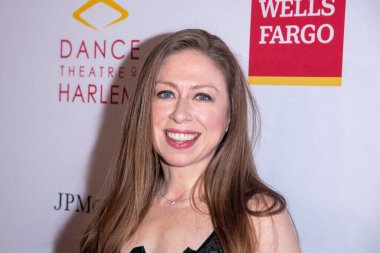 Dance Theater Of Harlem To Honor Virginia Johnson At 2023 Vision Gala. April 20, 2023, New York, New York, USA: Chelsea Clinton attends Dance Theater Of Harlem's 2023 Vision Gala at New York City Center on April 20, 2023 in New York City.   clipart