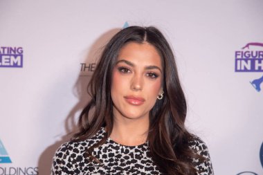 Harlem 'in 26. Geleneksel Mükemmel Kardeşlik Galasında Artistik Patinaj. 24 Nisan 2023, New York, New York, ABD: Sistine Stallone artistik patinaja katıldı