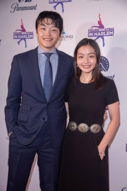 Harlem 'in 26. Geleneksel Mükemmel Kardeşlik Galasında Artistik Patinaj. 24 Nisan 2023, New York, New York, ABD: Alex Shibutani ve Maia Shibutani 