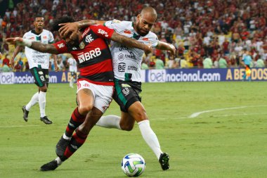 Brezilya Kupası: Flamengo Maringa 'ya karşı. 26 Nisan 2023, Rio De Janeiro, Brezilya: 2023 Brezilya Kupası 'nın 3. aşaması için geçerli olan Flamengo ile Maringa arasındaki futbol maçı, Rio de Janeiro' daki Mario Filho Stadyumu 'nda (Maracana) yapıldı. Flamengo 8x2 kazandı.. 