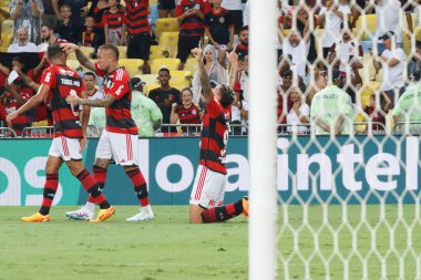 Brezilya Kupası: Flamengo Maringa 'ya karşı. 26 Nisan 2023, Rio De Janeiro, Brezilya: 2023 Brezilya Kupası 'nın 3. aşaması için geçerli olan Flamengo ile Maringa arasındaki futbol maçı, Rio de Janeiro' daki Mario Filho Stadyumu 'nda (Maracana) yapıldı. Flamengo 8x2 kazandı.. 