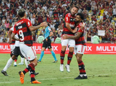 Brezilya Kupası: Flamengo Maringa 'ya karşı. 26 Nisan 2023, Rio De Janeiro, Brezilya: 2023 Brezilya Kupası 'nın 3. aşaması için geçerli olan Flamengo ile Maringa arasındaki futbol maçı, Rio de Janeiro' daki Mario Filho Stadyumu 'nda (Maracana) yapıldı. Flamengo 8x2 kazandı.. 