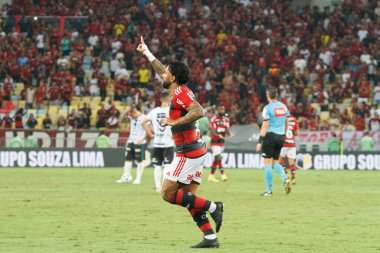 Brezilya Kupası: Flamengo Maringa 'ya karşı. 26 Nisan 2023, Rio De Janeiro, Brezilya: 2023 Brezilya Kupası 'nın 3. aşaması için geçerli olan Flamengo ile Maringa arasındaki futbol maçı, Rio de Janeiro' daki Mario Filho Stadyumu 'nda (Maracana) yapıldı. Flamengo 8x2 kazandı.. 