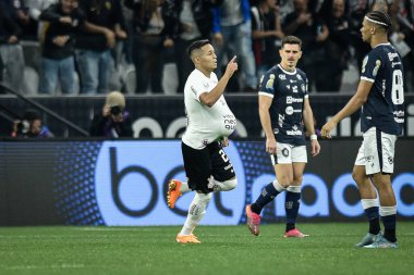 Brezilya Futbol Kupası: Korintliler Remo 'ya karşı. 26 Nisan 2023, Sao Paulo, Brezilya: Korintliler ve Remo-PA arasındaki futbol maçı, Copa do Brasil 2023 'ün 3. aşaması için geçerli, Sao Paulo' nun doğu bölgesindeki Neo Quimica Arena 'da yapıldı.