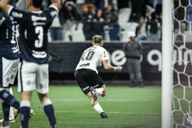 Brezilya Futbol Kupası: Korintliler Remo 'ya karşı. 26 Nisan 2023, Sao Paulo, Brezilya: Korintliler ve Remo-PA arasındaki futbol maçı, Copa do Brasil 2023 'ün 3. aşaması için geçerli, Sao Paulo' nun doğu bölgesindeki Neo Quimica Arena 'da yapıldı.