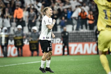 Brezilya Futbol Kupası: Korintliler Remo 'ya karşı. 26 Nisan 2023, Sao Paulo, Brezilya: Korintliler ve Remo-PA arasındaki futbol maçı, Copa do Brasil 2023 'ün 3. aşaması için geçerli, Sao Paulo' nun doğu bölgesindeki Neo Quimica Arena 'da yapıldı.