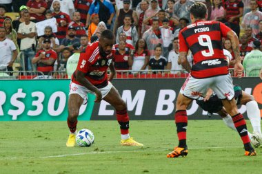 Brezilya Kupası: Flamengo Maringa 'ya karşı. 26 Nisan 2023, Rio De Janeiro, Brezilya: 2023 Brezilya Kupası 'nın 3. aşaması için geçerli olan Flamengo ile Maringa arasındaki futbol maçı, Rio de Janeiro' daki Mario Filho Stadyumu 'nda (Maracana) yapıldı. Flamengo 8x2 kazandı.. 