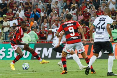 Brezilya Kupası: Flamengo Maringa 'ya karşı. 26 Nisan 2023, Rio De Janeiro, Brezilya: 2023 Brezilya Kupası 'nın 3. aşaması için geçerli olan Flamengo ile Maringa arasındaki futbol maçı, Rio de Janeiro' daki Mario Filho Stadyumu 'nda (Maracana) yapıldı. Flamengo 8x2 kazandı.. 