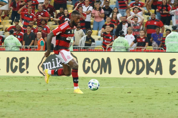 巴西杯 弗拉门戈对马林加 2023年4月26日 巴西里约热内卢 弗拉门戈和马林加之间的足球比赛 有效期为2023年巴西杯的第三阶段 在里约热内卢马里奥 菲略体育场 马拉卡纳 Flamengo赢了8X2 — 图库照片