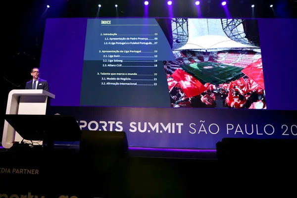 Sportovní Summit Sao Paulo 2023 Portugalské Lize Dopadem Centralizovaného Prodeje — Stock fotografie