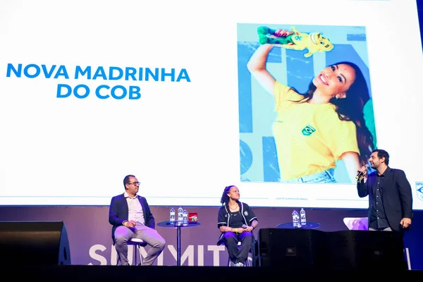 스포츠 올림픽 도로에서 2023 파울로 브라질 Brazilian Athlete Beatriz Ferreira — 스톡 사진