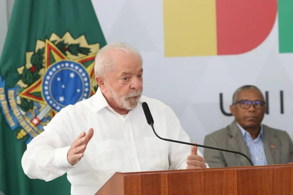 Ceremoni Planaltopalatset Och Lagförslaget Att Återanpassa Statstjänstemän April 2023 Brasilia — Stockfoto