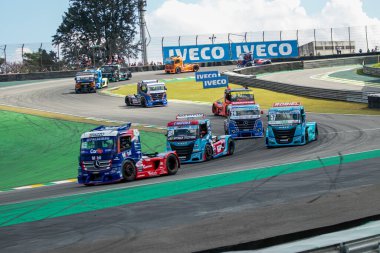 Nascar GT Yazdırma Yarışı. 30 Nisan 2023, Sao Paulo, Brezilya: Sao Paulo 'nun güney bölgesinde 30 Nisan Pazar günü Interlagos pistindeki Nascar GT Sprint Yarışı' nın ikinci etabına bakınız.