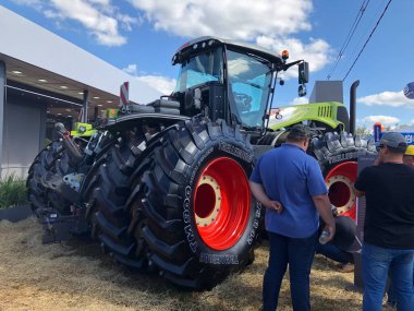 Ribeirao Preto 'daki Tarım Fuarı. 1 Mayıs 2023. Riberao Preto, Sao Paulo, Brezilya: 1 Mayıs Pazartesi günü Agrishow 'un açılışında ve 5 Mayıs' a kadar sürecek olan Agrishow, Ribeirao Preto 'da düzenlenen uluslararası tarım teknolojileri fuarıdır.