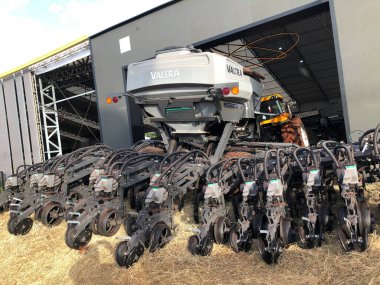 Ribeirao Preto 'daki Tarım Fuarı. 1 Mayıs 2023. Riberao Preto, Sao Paulo, Brezilya: 1 Mayıs Pazartesi günü Agrishow 'un açılışında ve 5 Mayıs' a kadar sürecek olan Agrishow, Ribeirao Preto 'da düzenlenen uluslararası tarım teknolojileri fuarıdır.