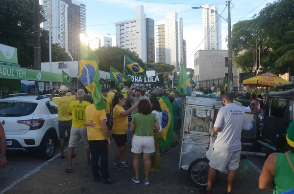Protester Mot 2630 Labourdagen Natal Maj 2023 Natal Rio Grande — Stockfoto