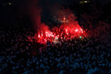 (Libertadores Kupası: Fluminense, River Plate 'e karşı. 02 Mayıs 2023, Rio de Janeiro, Brezilya: Mario Filho Stadyumu 'nda (Maracana) düzenlenen 2023 Libertadores of America' nın D grubu için Fluminense ve River Plate arasındaki futbol maçı geçerli.