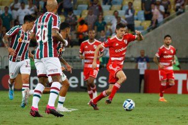 (Libertadores Kupası: Fluminense, River Plate 'e karşı. 02 Mayıs 2023, Rio de Janeiro, Brezilya: Mario Filho Stadyumu 'nda (Maracana) düzenlenen 2023 Libertadores of America' nın D grubu için Fluminense ve River Plate arasındaki futbol maçı geçerli.