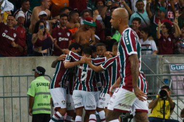 (Libertadores Kupası: Fluminense, River Plate 'e karşı. 02 Mayıs 2023, Rio de Janeiro, Brezilya: Mario Filho Stadyumu 'nda (Maracana) düzenlenen 2023 Libertadores of America' nın D grubu için Fluminense ve River Plate arasındaki futbol maçı geçerli.