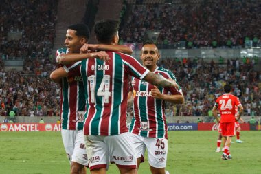 (Libertadores Kupası: Fluminense, River Plate 'e karşı. 02 Mayıs 2023, Rio de Janeiro, Brezilya: Mario Filho Stadyumu 'nda (Maracana) düzenlenen 2023 Libertadores of America' nın D grubu için Fluminense ve River Plate arasındaki futbol maçı geçerli.