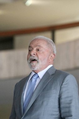Brezilya Cumhurbaşkanı, Brezilya 'daki Itamaraty' de bir toplantı düzenledi. Mayıs 02, 2023. Brasilia, Federal Bölge, Brezilya: Brezilya Federatif Cumhuriyeti Başkanı Luiz Inacio Lula da Silva Cape Verde Cumhuriyeti Başbakanı oldu