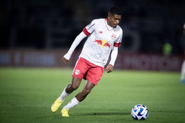 Sulamericana Futbol Kupası: RB Bragantino, Estudiantes 'e karşı. 02 Mayıs 2023, Braganca Paulista, Brezilya: RB Bragantino ve Estudiantes arasındaki futbol maçı, Conmebol Sulamericana 'nın birinci aşaması için geçerlidir, Nabi Abi Chedid Stadyumu' nda