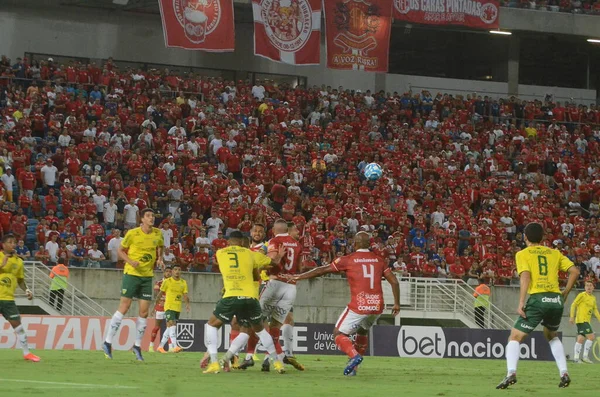 Fußballspiel Zwischen America Ypiranga Mai 2023 Natal Rio Grande Norte — Stockfoto