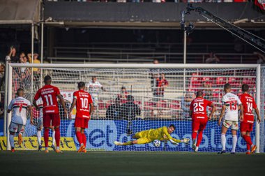 Brezilya Futbol Şampiyonası Sao Paulo 'ya karşı Internacional. 7 Mayıs 2023, Sao Paulo, Brezilya: Sao Paulo ve Internacional arasındaki futbol maçı, 2023 Brezilya Futbol Şampiyonası 'nın dördüncü turu için geçerlidir.