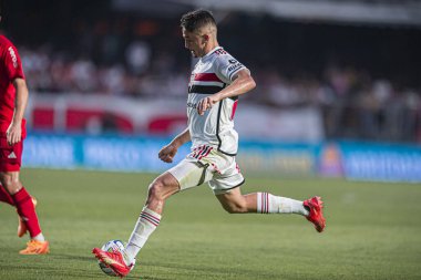 Brezilya Futbol Şampiyonası Sao Paulo 'ya karşı Internacional. 7 Mayıs 2023, Sao Paulo, Brezilya: Sao Paulo ve Internacional arasındaki futbol maçı, 2023 Brezilya Futbol Şampiyonası 'nın dördüncü turu için geçerlidir.