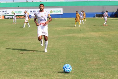 Brezilya Futbol Şampiyonası Serisi C: Amazonlar Amerika-RN 'e karşı. 06 Mayıs 2023, Manaus, Amazonas, Brezilya: Brezilya Futbol Şampiyonası C serisinin ikinci turu için Amazonlar ve Amerika-RN arasındaki futbol maçı