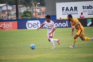 Brezilya Futbol Şampiyonası Serisi C: Amazonlar Amerika-RN 'e karşı. 06 Mayıs 2023, Manaus, Amazonas, Brezilya: Brezilya Futbol Şampiyonası C serisinin ikinci turu için Amazonlar ve Amerika-RN arasındaki futbol maçı