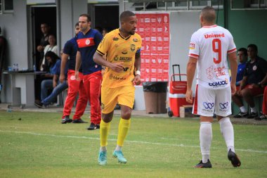 Brezilya Futbol Şampiyonası Serisi C: Amazonlar Amerika-RN 'e karşı. 06 Mayıs 2023, Manaus, Amazonas, Brezilya: Brezilya Futbol Şampiyonası C serisinin ikinci turu için Amazonlar ve Amerika-RN arasındaki futbol maçı