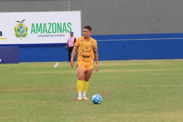 巴西足球锦标赛C Amazonas对America 2023年5月6日 巴西亚马孙州马瑙斯 亚马孙州和美洲区域网之间的足球比赛 适用于巴西足球锦标赛第二轮C系列赛 — 图库照片