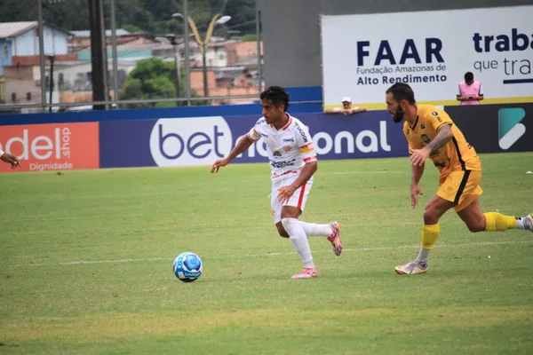 Brazylijskie Mistrzostwa Piłki Nożnej Serie Amazonas America Maja 2023 Manaus — Zdjęcie stockowe