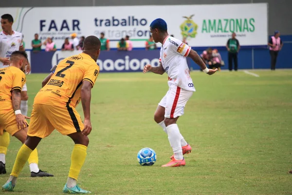 Brasiliansk Fotball Serie Amazonas Mot America Mai 2023 Manaus Amazonas – stockfoto