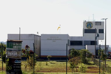 Anderson Torres 'in Brasilia' da hapsedildiği polis taburu. 09 Mayıs 2023, Brasilia, Federal Bölge, Brezilya: Eski Adalet Bakanı Anderson Torres 'in Bolsonaro hükümetinden olduğu 4. BPM Askeri Polis Federal Bölgesi