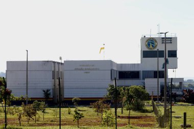 Anderson Torres 'in Brasilia' da hapsedildiği polis taburu. 09 Mayıs 2023, Brasilia, Federal Bölge, Brezilya: Eski Adalet Bakanı Anderson Torres 'in Bolsonaro hükümetinden olduğu 4. BPM Askeri Polis Federal Bölgesi