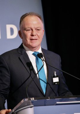 (YENİ) LIDE BRAZİL YARDIM New York 'ta. 09 Mayıs 2023, New York, Brezilya: Brezilya Milletvekilleri Meclisi Başkanı Arthur Lira, senatörler, valiler, federal vekiller ve 2 kişiden oluşan bir heyetle Brezilya için fırsatları tartışıyor.