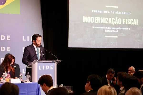 Lide Brazil Investment Forum 2009 Mei 2023 Brasil Presiden Kamar — Stok Foto