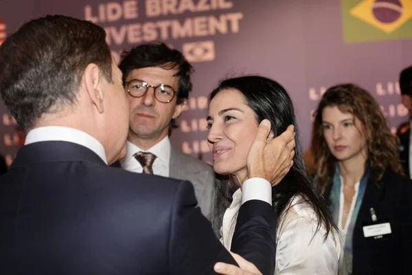 Lide Brazil Investment Forum 2023年5月9日 巴西众议院议长亚瑟 里拉与由参议员 州长和联邦众议员组成的代表团讨论了巴西的机遇 — 图库照片