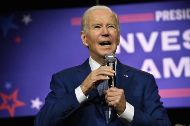 (ABD Başkanı Joe Biden, New York, Valhalla 'daki Westchester Halk Koleji' nde yaptığı bir konuşmada borcun temerrüde düşme olasılığı üzerine açıklama yaptı. 10 Mayıs 2023. 