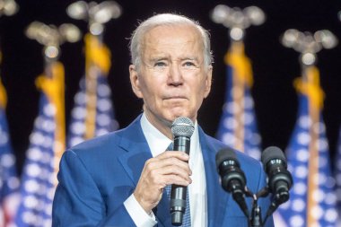 Başkan Biden Borç Tavanı 'na tazminat gönderiyor. 10 Mayıs 2023, Valhalla, New York, ABD: ABD Başkanı Joe Biden, 10 Mayıs 2023 tarihinde Valhalla, New York, ABD 'de SUNY Westchester Community College' da düzenlenen bir etkinlikte borç sınırı hakkında konuştu.. 