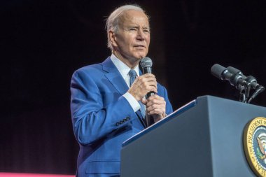 Başkan Biden Borç Tavanı 'na tazminat gönderiyor. 10 Mayıs 2023, Valhalla, New York, ABD: ABD Başkanı Joe Biden, 10 Mayıs 2023 tarihinde Valhalla, New York, ABD 'de SUNY Westchester Community College' da düzenlenen bir etkinlikte borç sınırı hakkında konuştu.. 